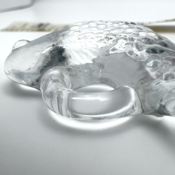 Kosta Boda Vintage MCM 70s Vallien Glass Dove Bird Suncatcher Pendant Ornament - Picture 4 of 5